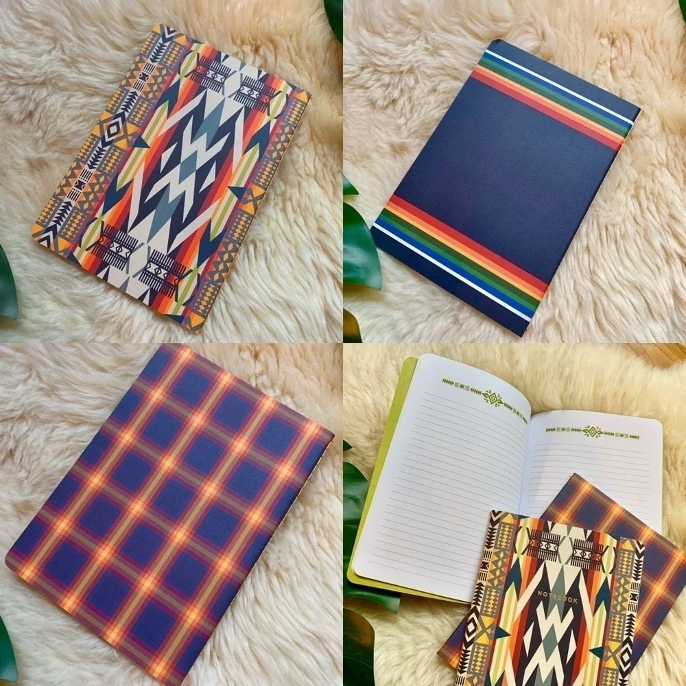 New Pendleton Wool Navajo Pattern Lined Notebook
